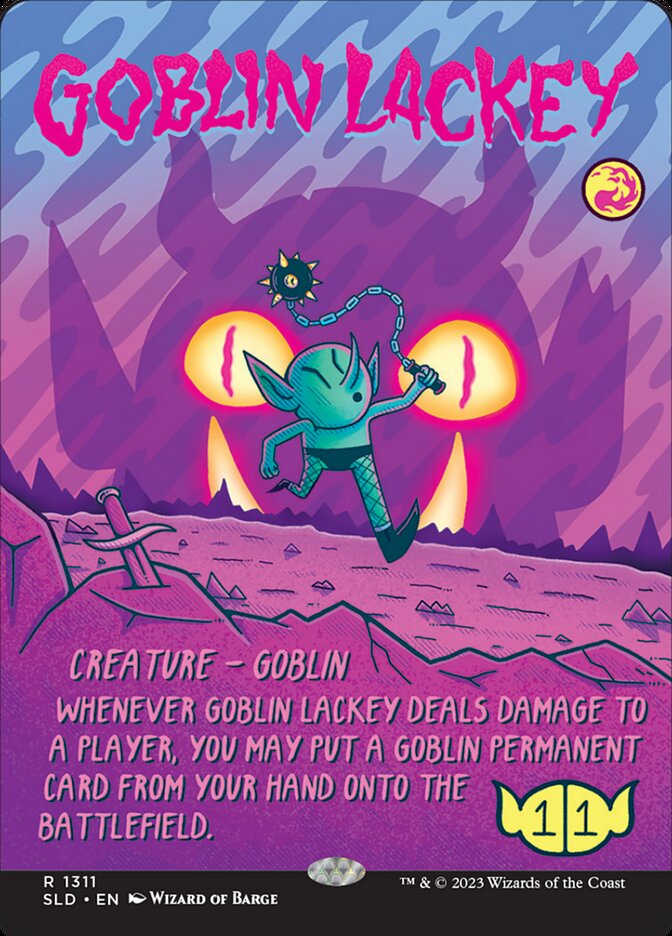 Goblin Lackey, Secret Lair Drop · 1311