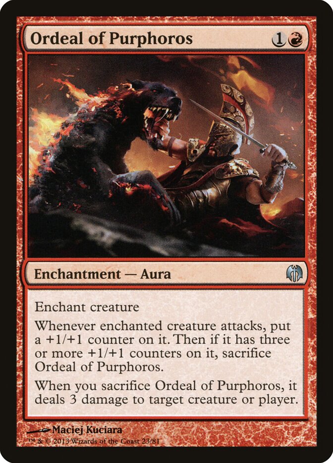 Ordeal of Purphoros, Duel Decks: Heroes vs. Monsters · 23/81