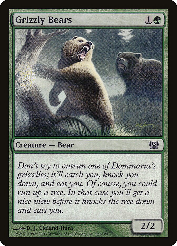 Grizzly Bears, Eighth Edition · 256-star