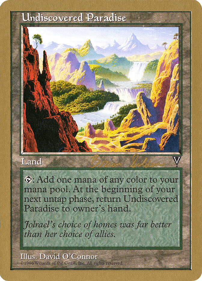 Undiscovered Paradise, World Championship Decks 1998 · bs167