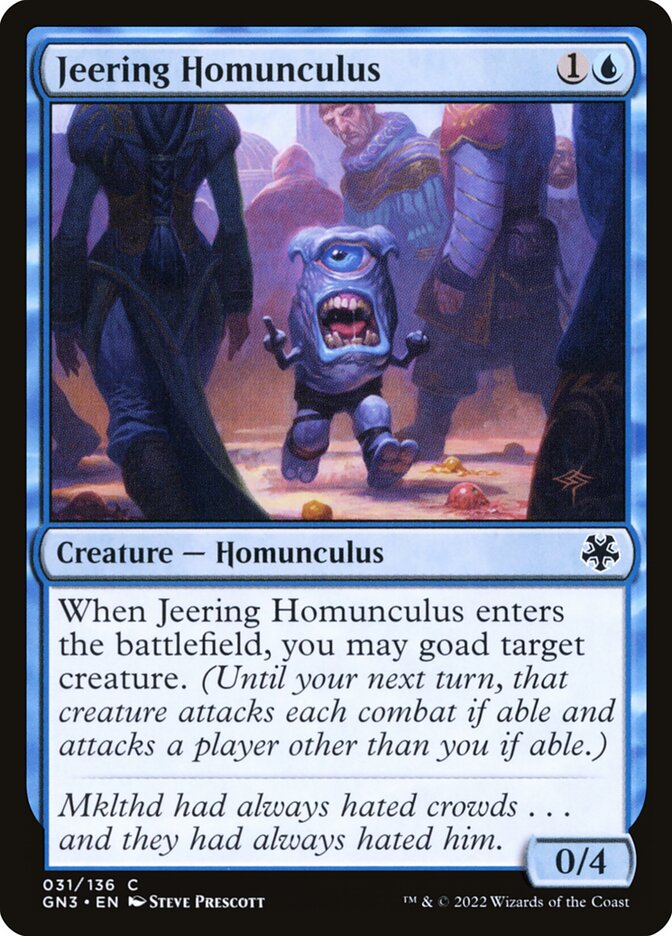 Jeering Homunculus, Game Night: Free-for-All · 031/135