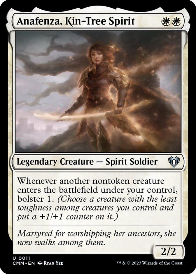 Anafenza, Kin-Tree Spirit, Commander Masters · 0011