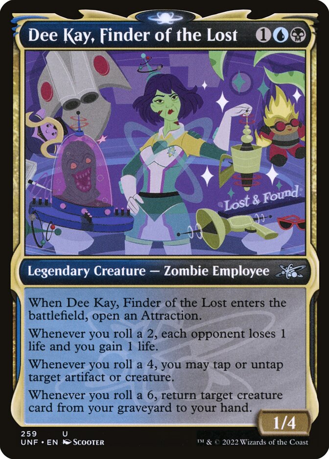Dee Kay, Finder of the Lost, Unfinity · 259