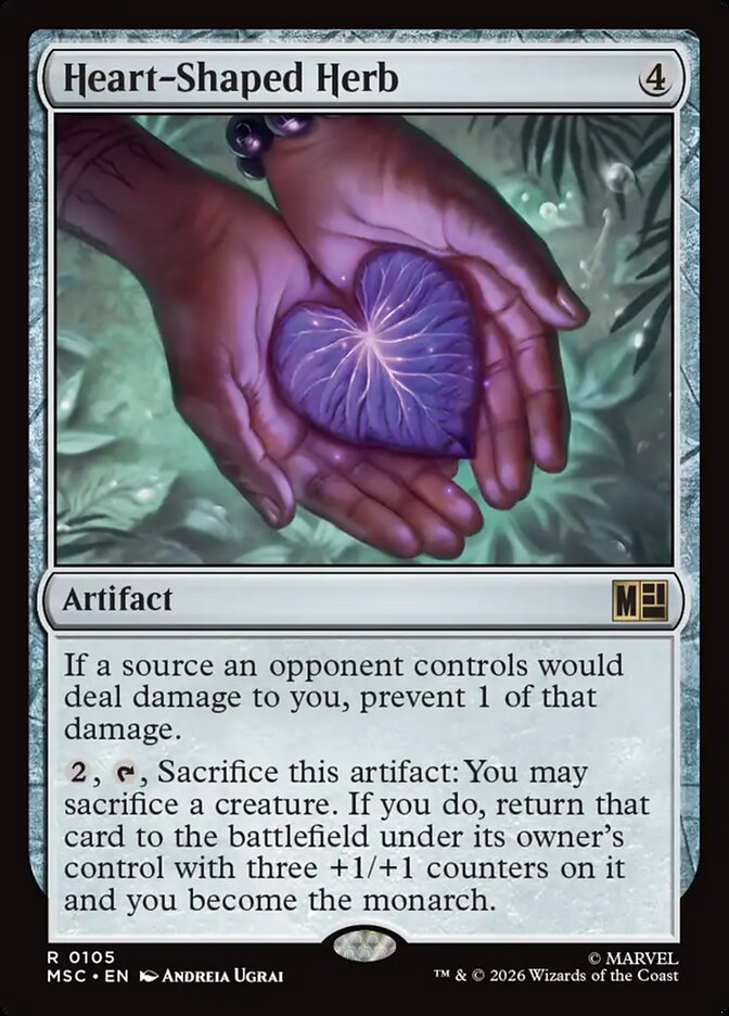 Heart-Shaped Herb, Marvel Super Heroes Commander · 0105