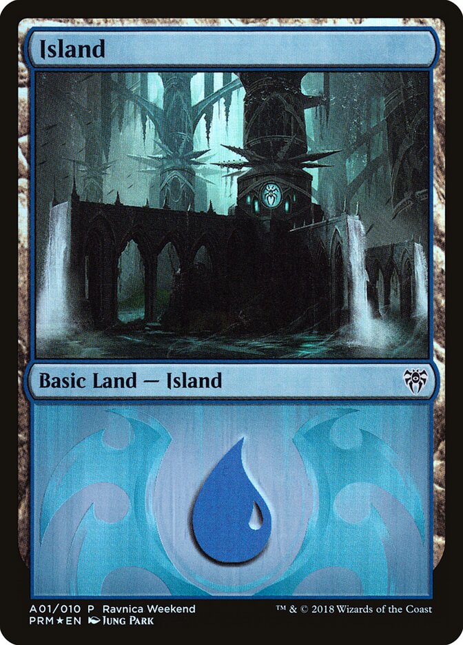 Island, GRN Ravnica Weekend · a01