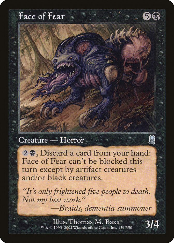 Face of Fear, Odyssey · 134/350