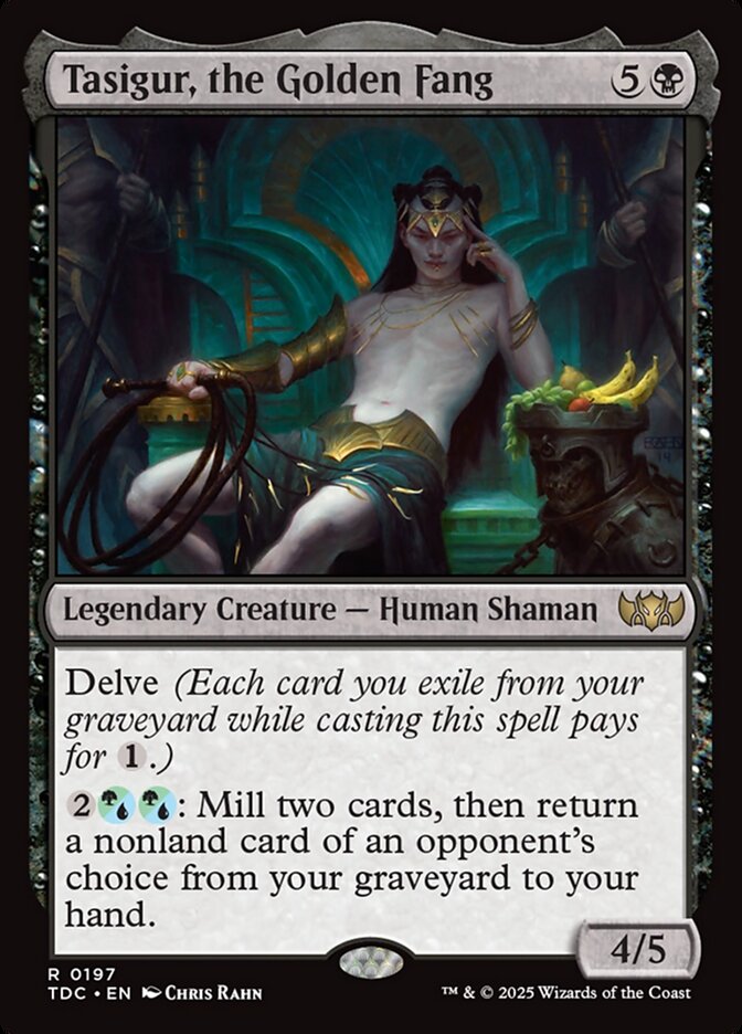 Tasigur, the Golden Fang, Tarkir: Dragonstorm Commander · 0197