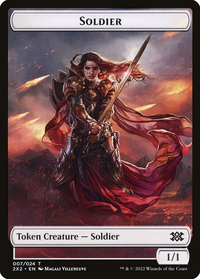 Soldier, Double Masters 2022 Tokens · 007