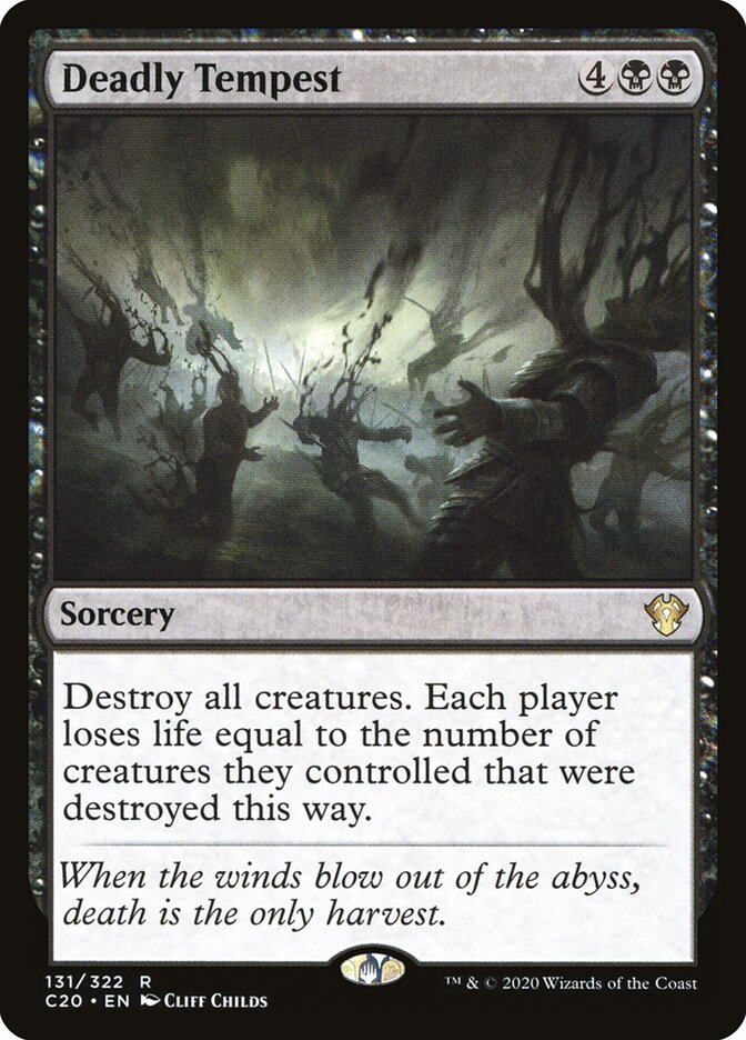 Deadly Tempest, Commander 2020 · 131/322