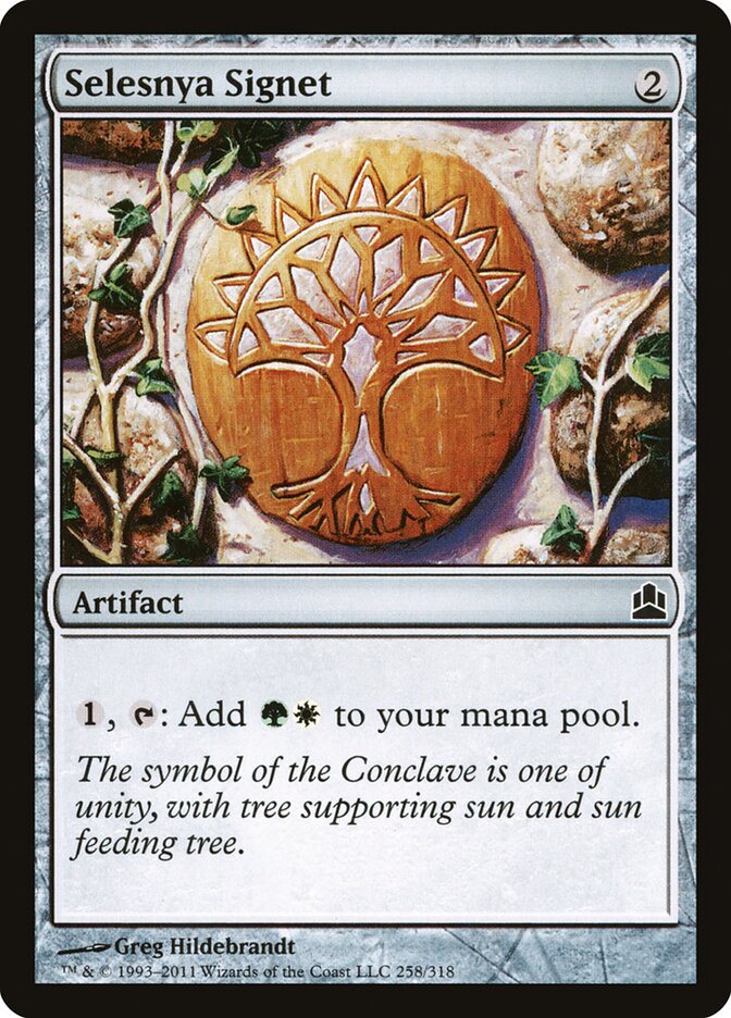 Selesnya Signet, Commander 2011 · 258/318