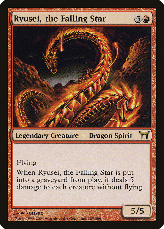 Ryusei, the Falling Star, Champions of Kamigawa · 185/306