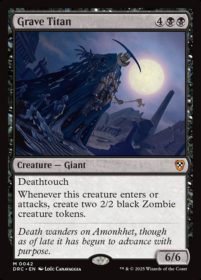 Grave Titan, Aetherdrift Commander · 0042