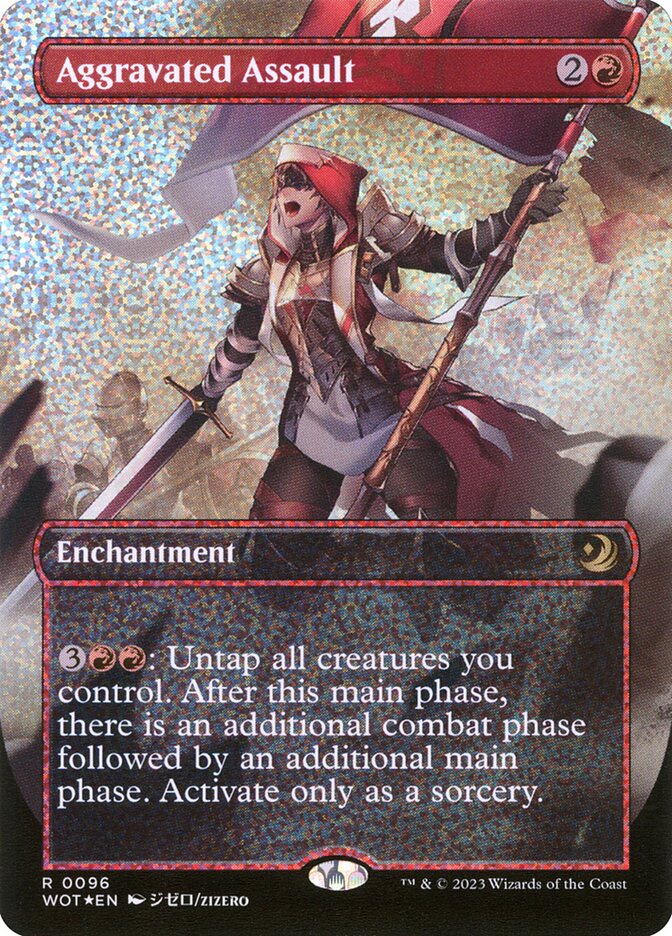 Aggravated Assault, Wilds of Eldraine: Enchanting Tales · 0096