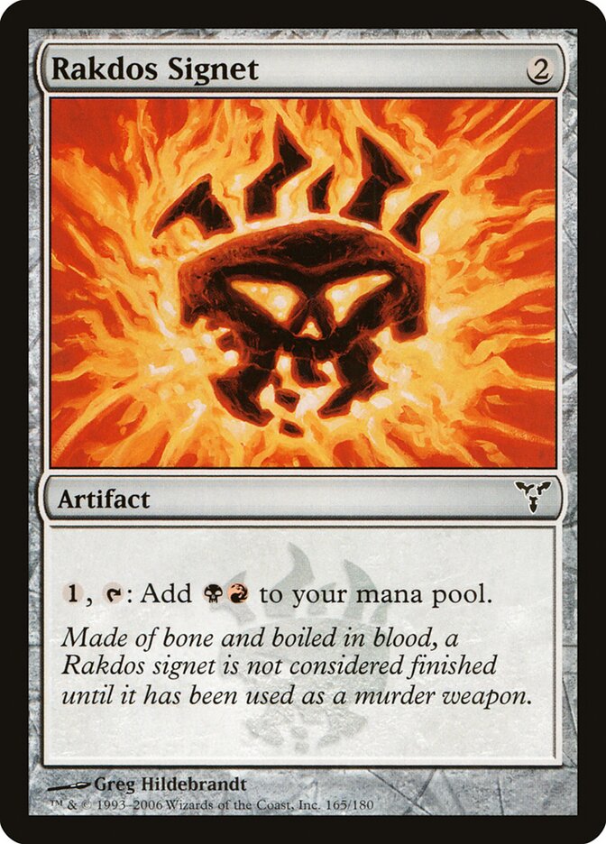 Rakdos Signet, Dissension · 165/180