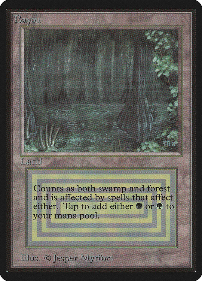 Bayou, Limited Edition Beta · 279