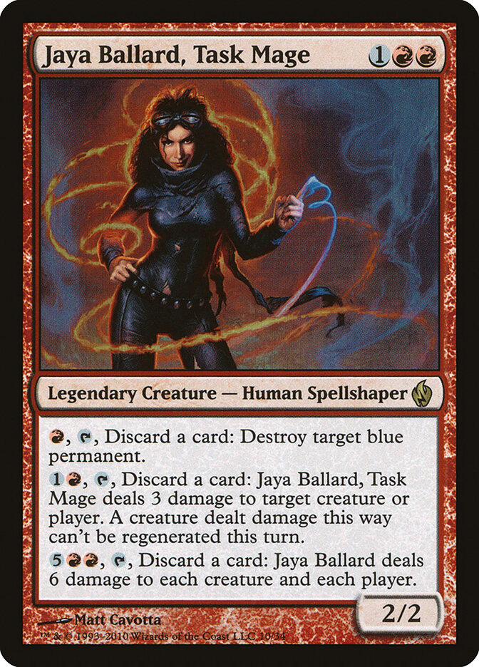 Jaya Ballard, Task Mage, Premium Deck Series: Fire and Lightning · 10/34