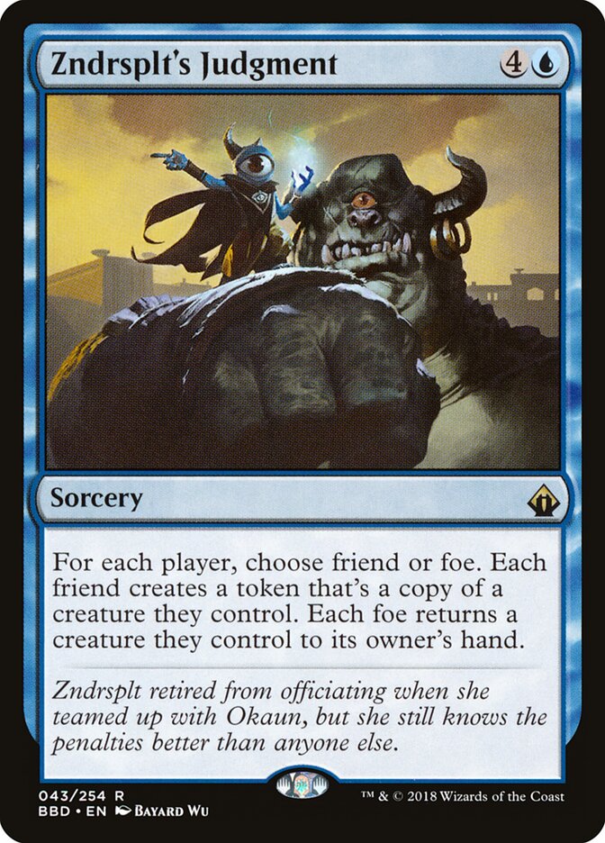 Zndrsplt's Judgment, Battlebond · 043/254