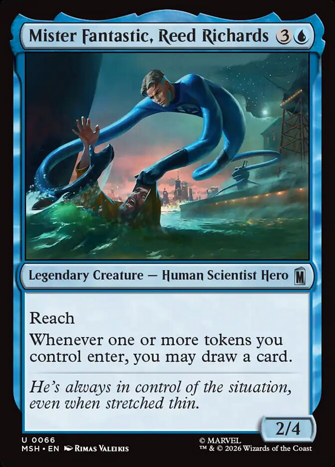 Mister Fantastic, Reed Richards, Marvel Super Heroes · 0066