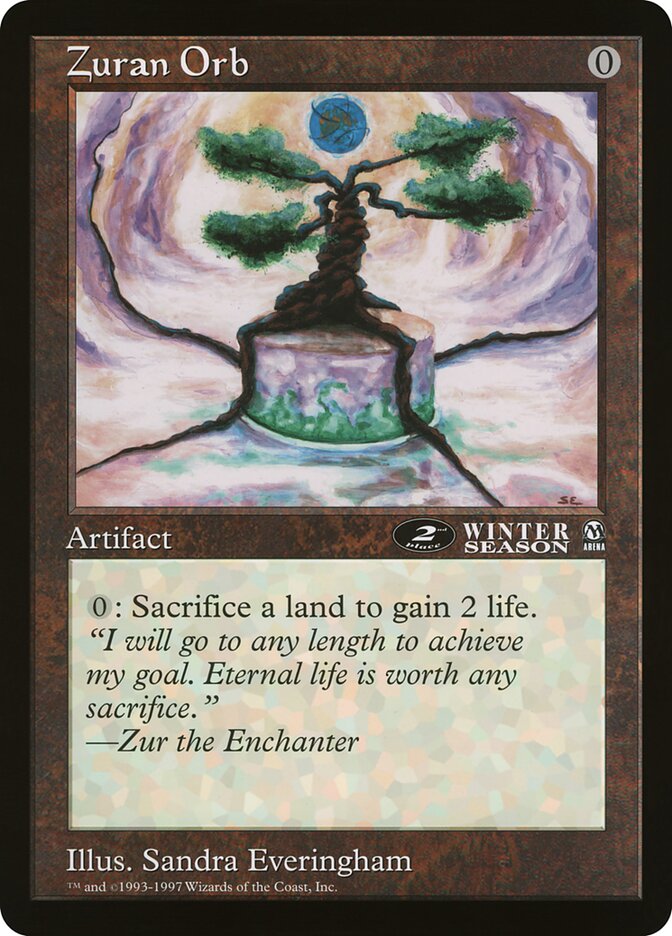 Zuran Orb, Oversized League Prizes · 28