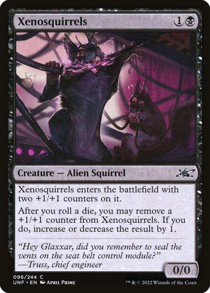 Xenosquirrels, Unfinity · 096/244