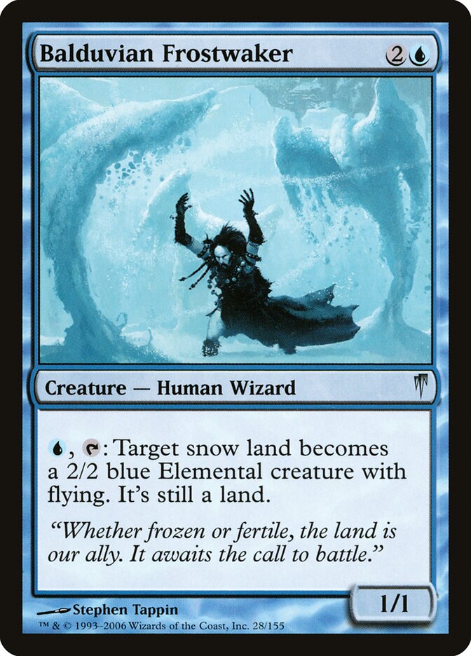 Balduvian Frostwaker, Coldsnap · 28/155