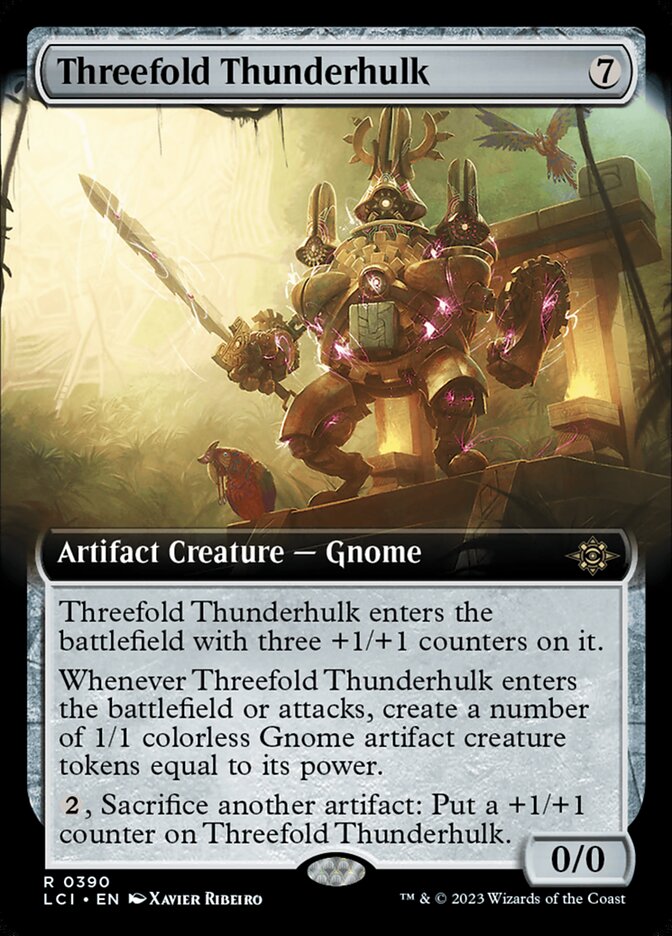 Threefold Thunderhulk, The Lost Caverns of Ixalan · 0390