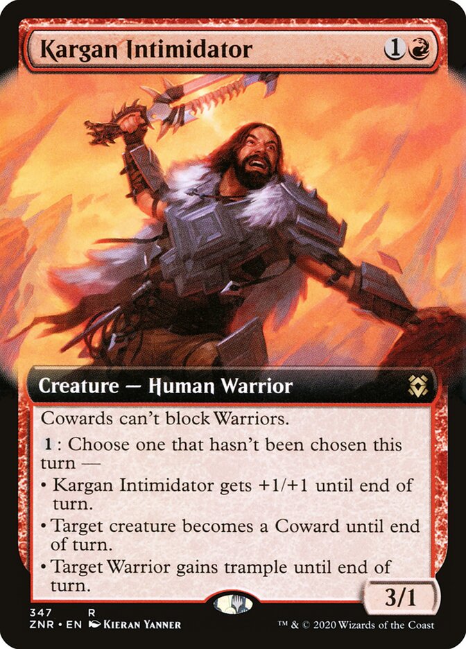 Kargan Intimidator, Zendikar Rising · 347