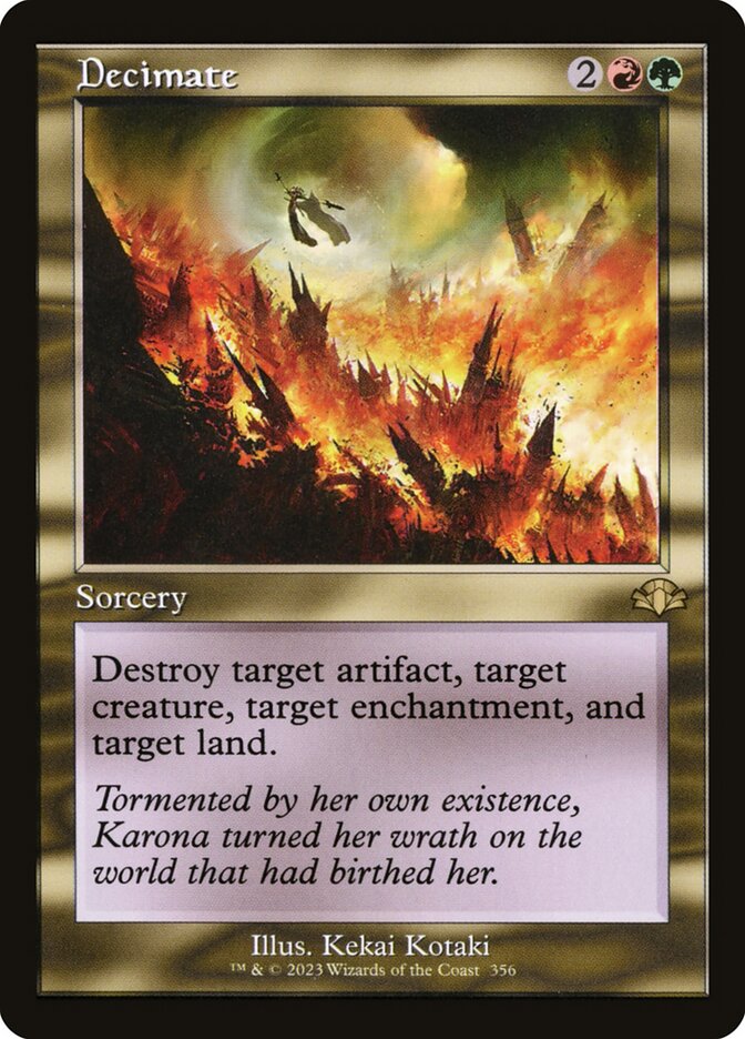Decimate, Dominaria Remastered · 356