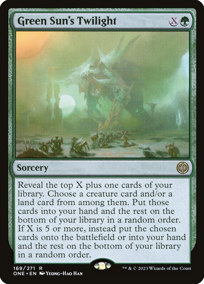 Green Sun's Twilight, Phyrexia: All Will Be One · 169/271