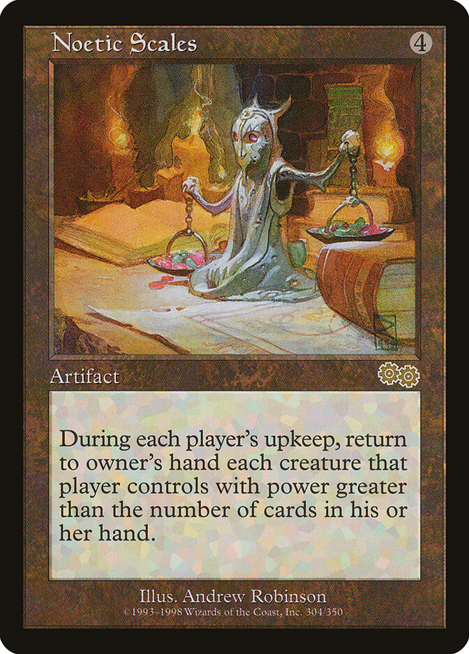 Noetic Scales, Urza's Saga · 304/350