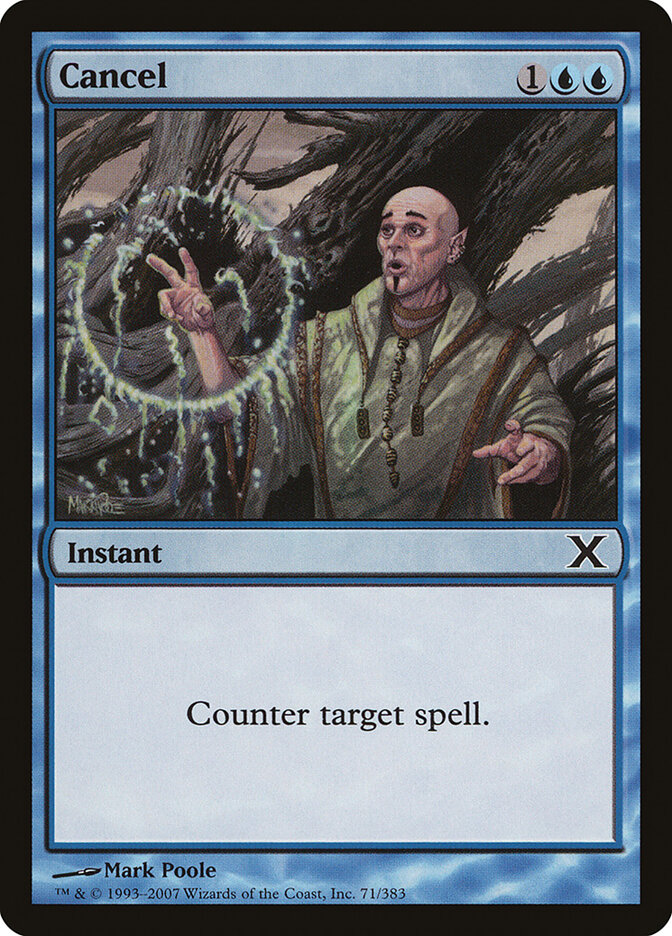 Cancel, Tenth Edition · 71/383