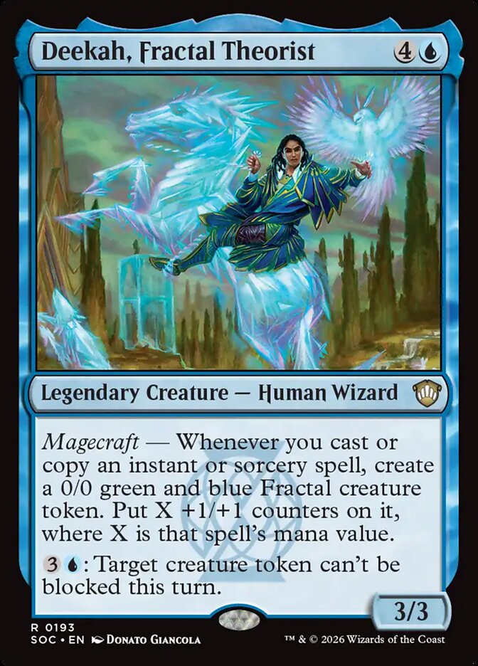 Deekah, Fractal Theorist, Secrets of Strixhaven Commander · 0193
