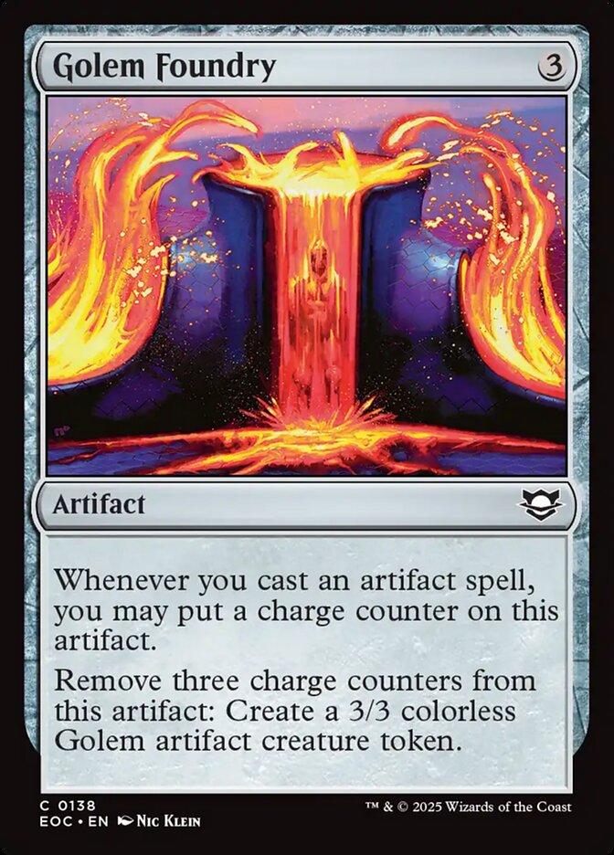 Golem Foundry, Edge of Eternities Commander · 0138