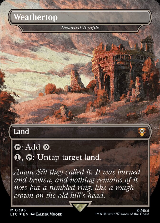Deserted Temple, Tales of Middle-earth Commander · 0393
