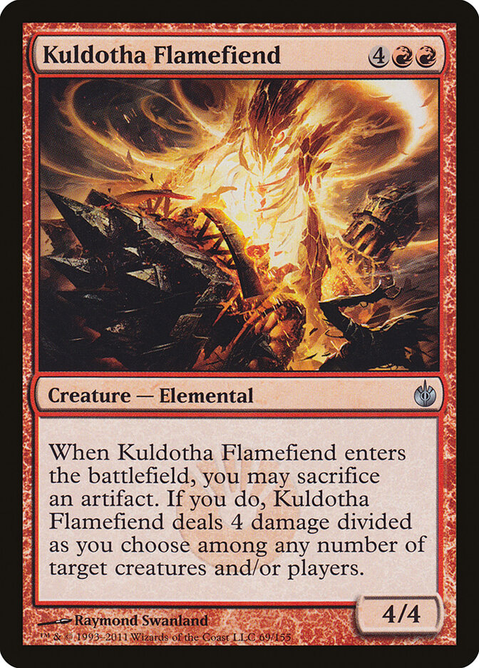 Kuldotha Flamefiend, Mirrodin Besieged · 69/155