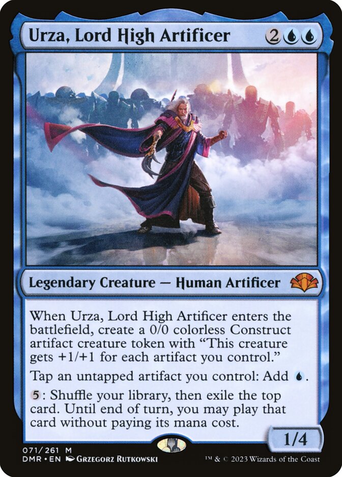 Urza, Lord High Artificer, Dominaria Remastered · 071/261
