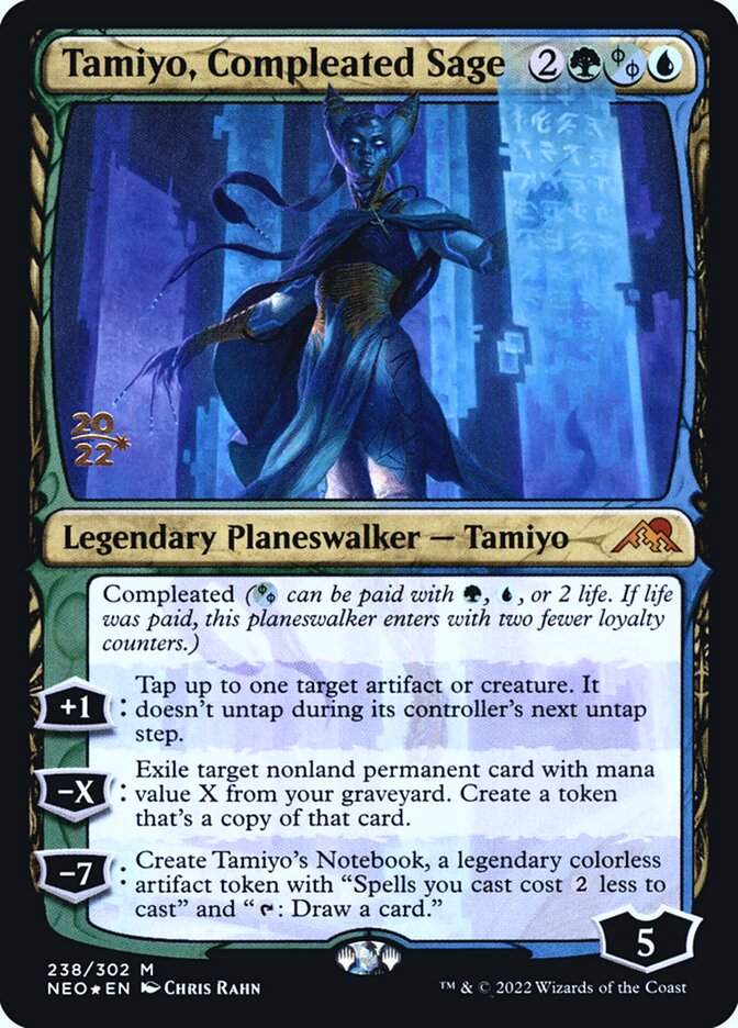 Tamiyo, Compleated Sage, Kamigawa: Neon Dynasty Promos · 238/302