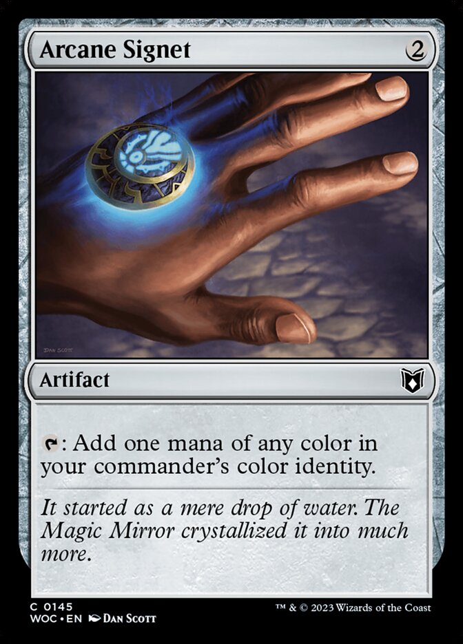 Arcane Signet, Wilds of Eldraine Commander · 0145