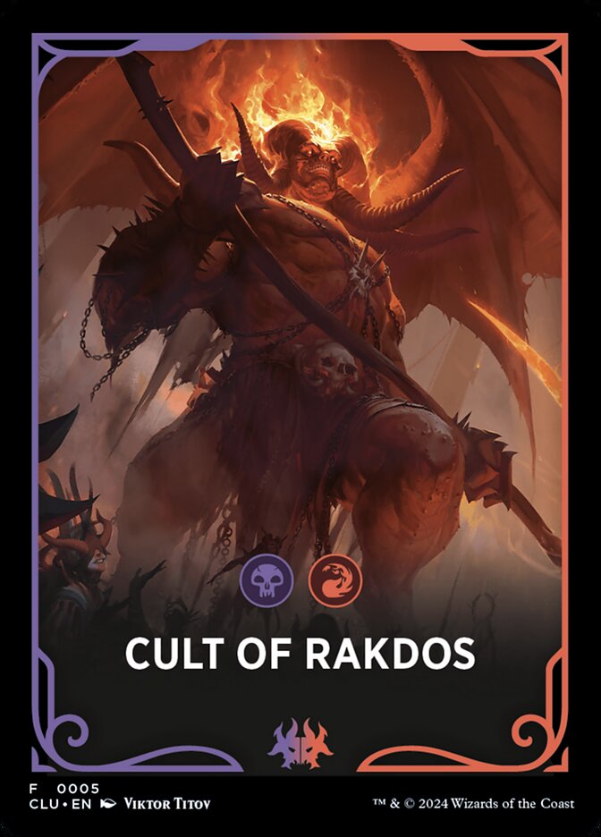 Cult of Rakdos, Ravnica: Clue Edition Front Cards · 0005