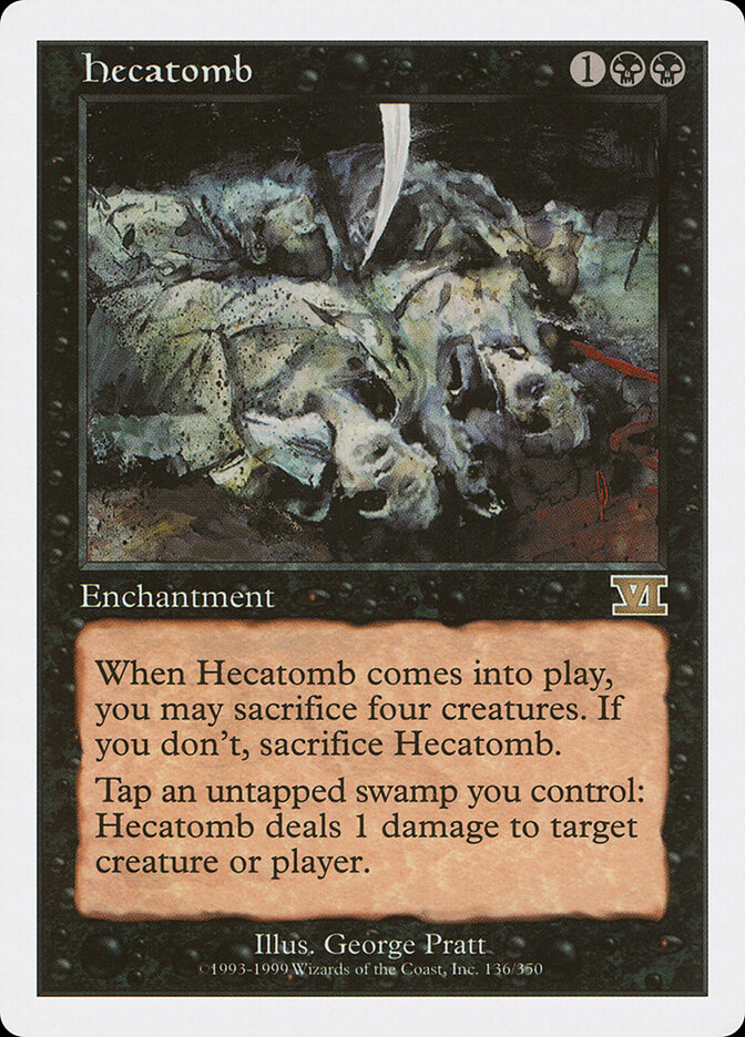 Hecatomb, Classic Sixth Edition · 136/350