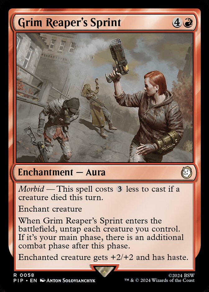 Grim Reaper's Sprint, Fallout · 0058