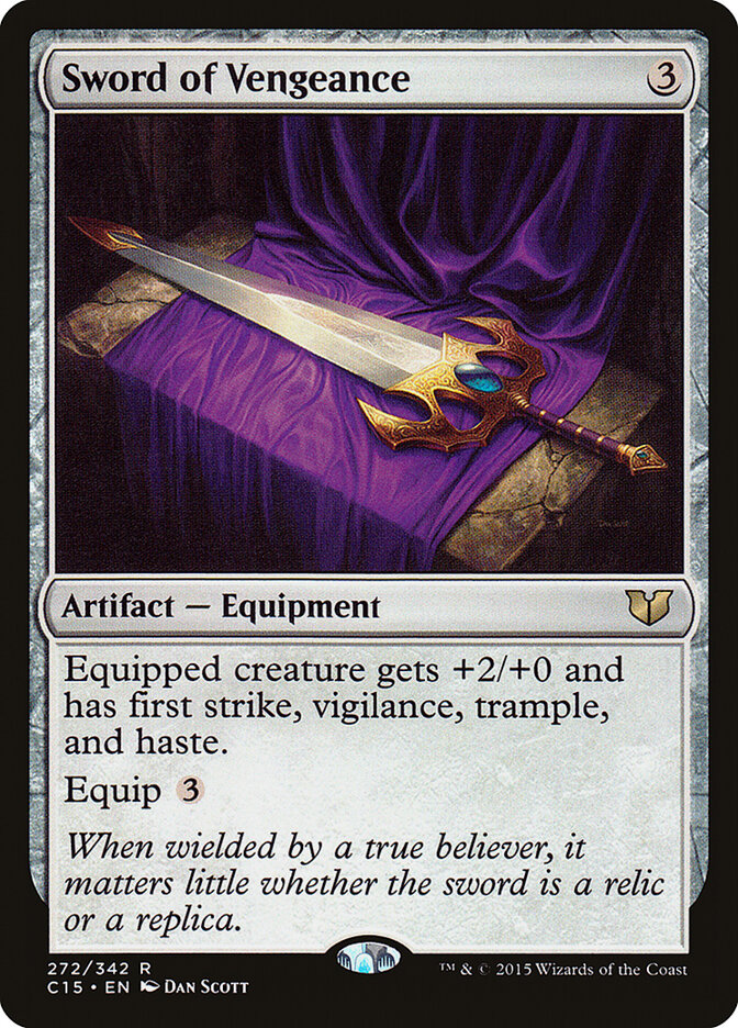 Sword of Vengeance, Commander 2015 · 272/342