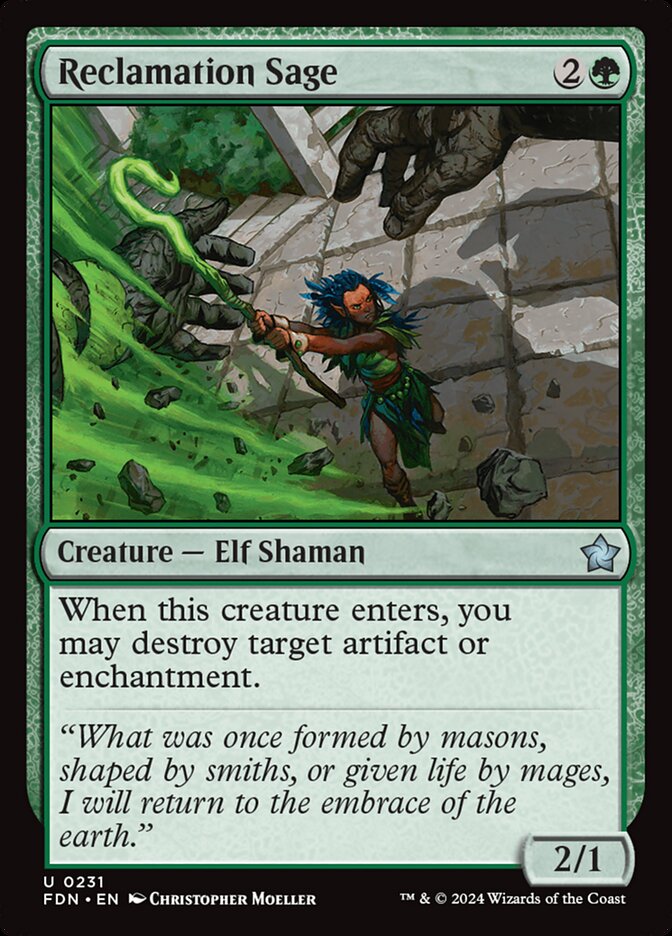 Reclamation Sage, Foundations · 0231