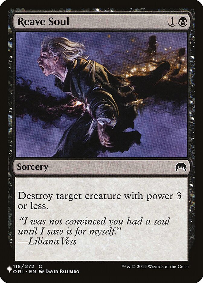 Reave Soul, The List · ori-115