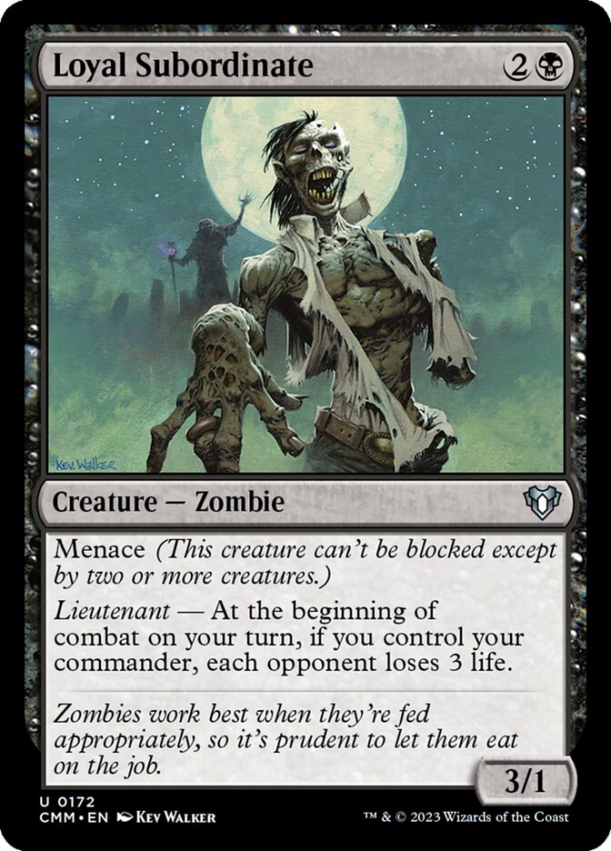 Loyal Subordinate, Commander Masters · 0172