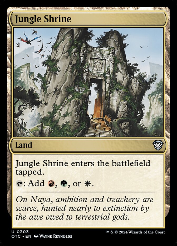 Jungle Shrine, Outlaws of Thunder Junction Commander · 0303