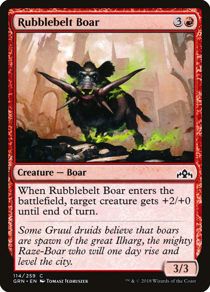 Rubblebelt Boar, Guilds of Ravnica · 114/259