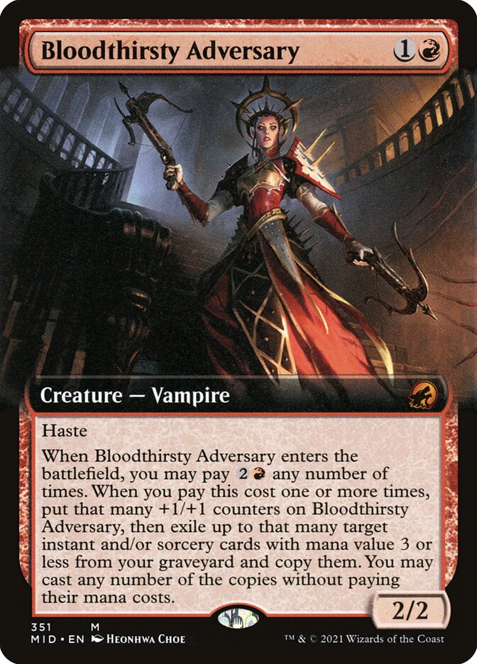 Bloodthirsty Adversary, Innistrad: Midnight Hunt · 351
