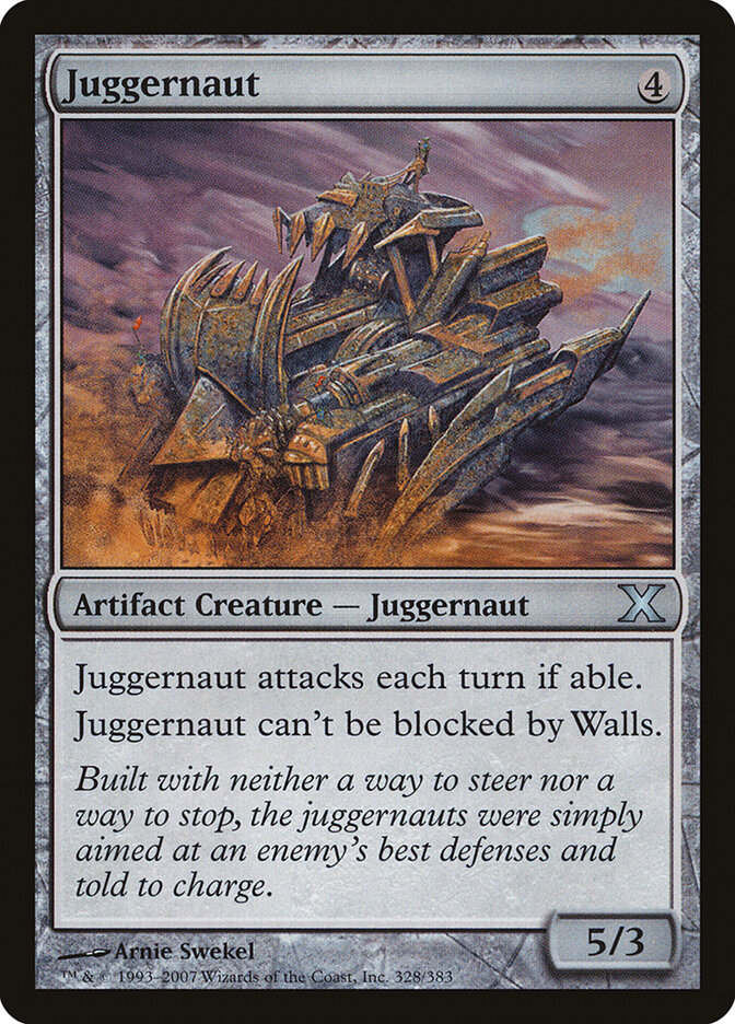 Juggernaut, Tenth Edition · 328/383
