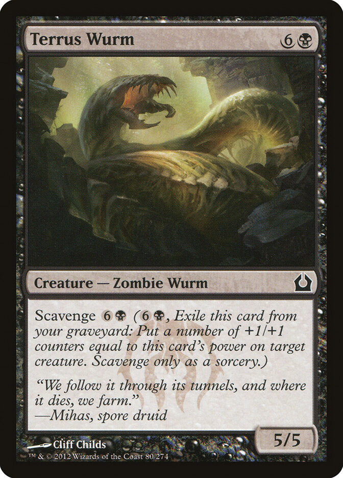 Terrus Wurm, Return to Ravnica · 80/274